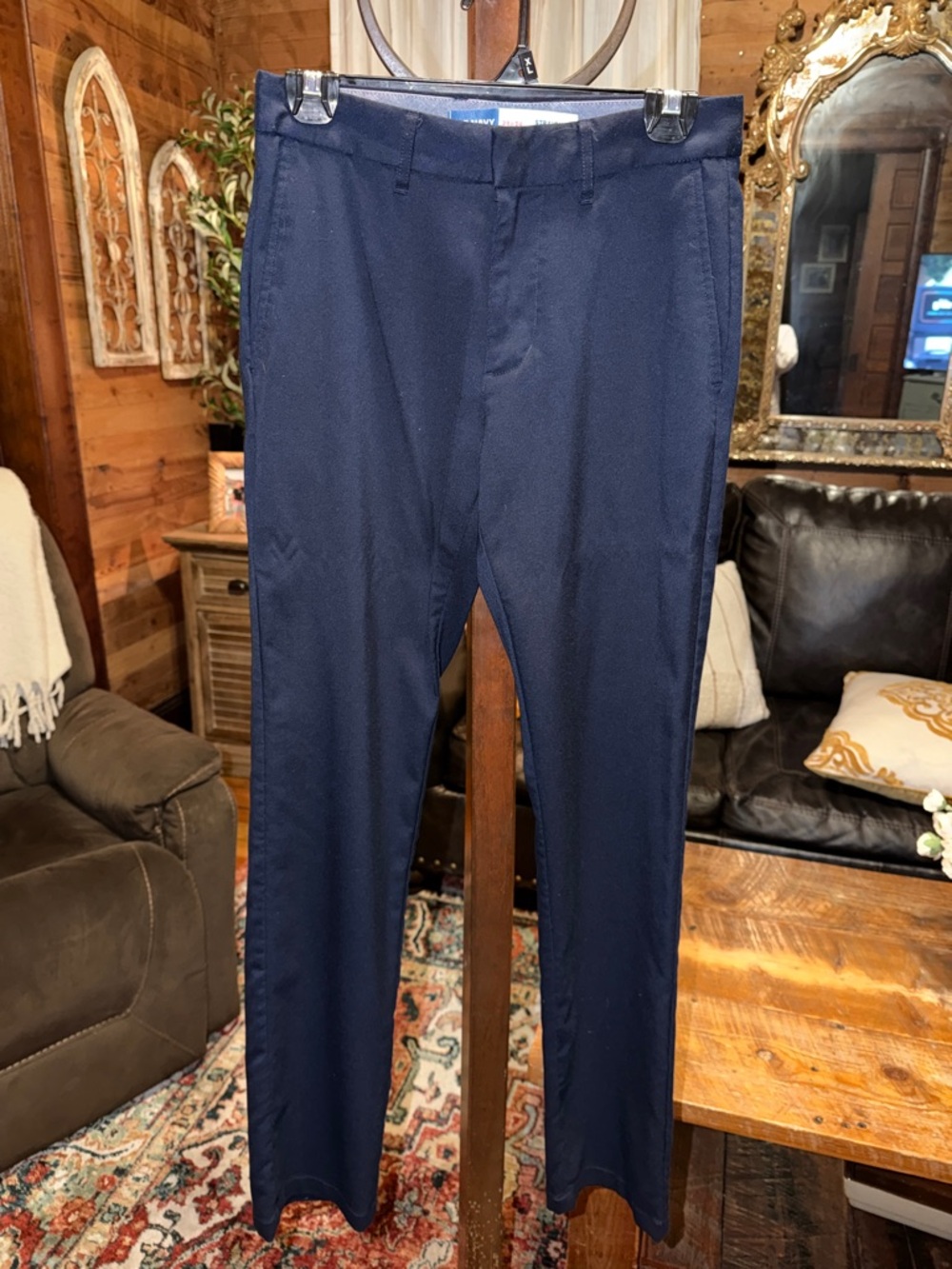 Old Navy Men's Navy Slim Dress Pants